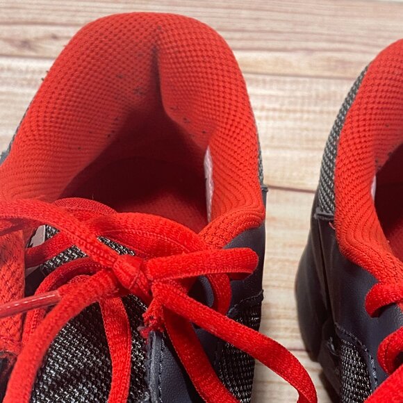 Nike Mens 11.5 Flex Show Gray Red Running Shoes (2014) 610226-018 - Picture 4 of 12